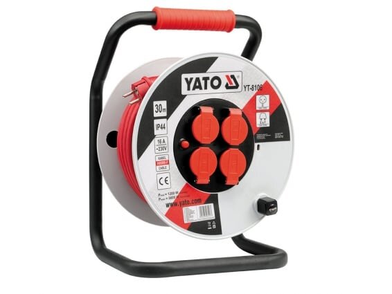 Cuộn dây điện rulo 30m Yato YT-8106 Cuộn dây điện rulo 30m Yato YT-8106