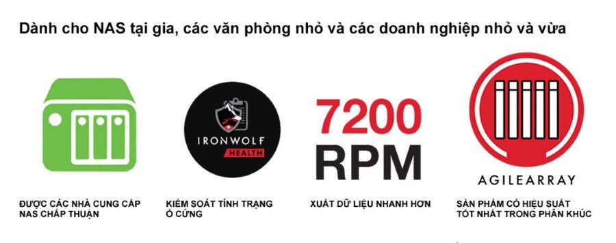 Ổ cứng HDD Seagate IRONWOLF 2TB