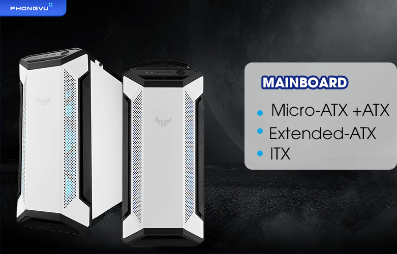 Case ASUS TUF Gaming GT501 White Edition - SP005268 | Mainboard