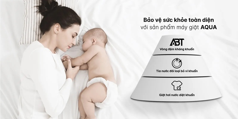 Máy giặt sấy Aqua Inverter AQD-AH1051J.PS