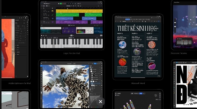 Máy tính bảng iPad Pro M4 13 inch 5G 256GB  hệ điều hành