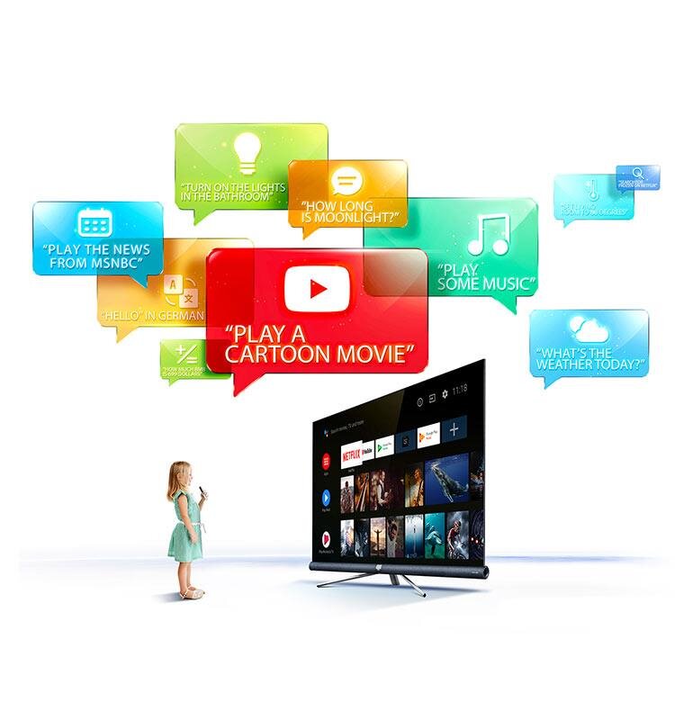 Smart Tivi TCL 50 inch 50P8S, 4K UHD, Android TV