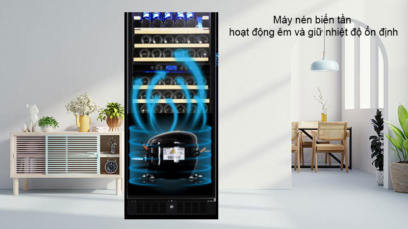 Máy nén biến tần hoạt động êm và giữ nhiệt độ ổn định