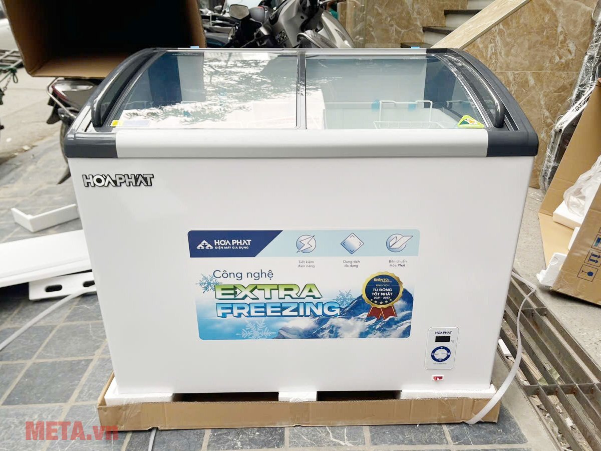 Ảnh thực tế tủ đông Hòa Phát 1 ngăn 2 cánh HSF AD6280.C1 Tủ đông Hòa Phát 1 ngăn 2 cánh HSF AD6280.C1