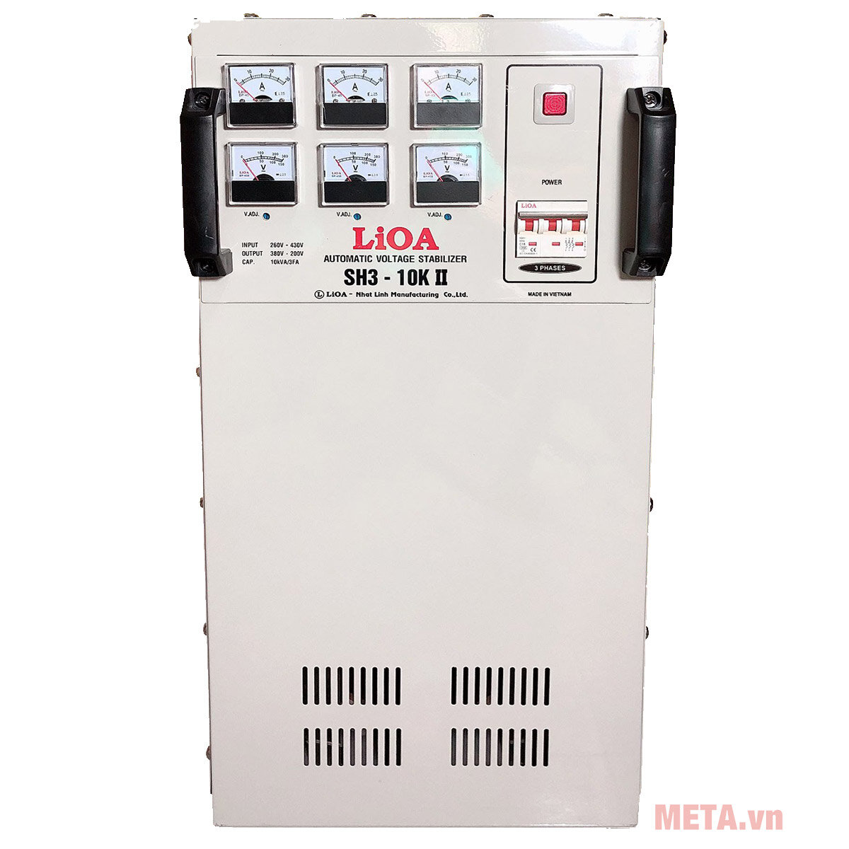 Ổn áp 3 pha Lioa 10KVA SH3 10K