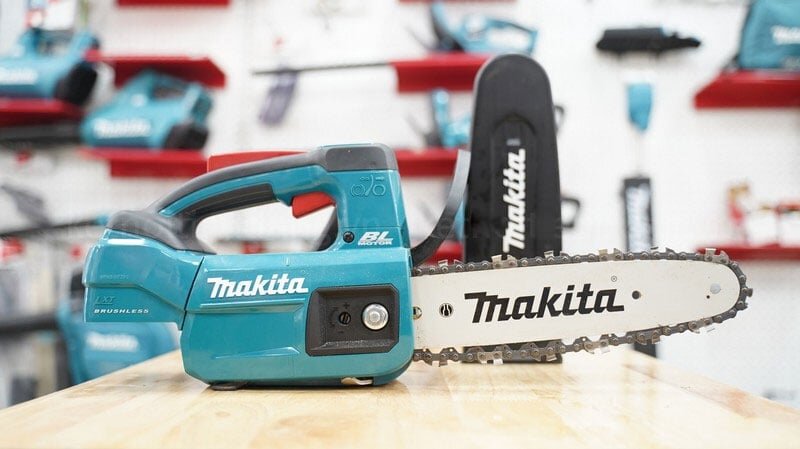 Máy cưa xích dùng lam dài 25cm Máy cưa xích