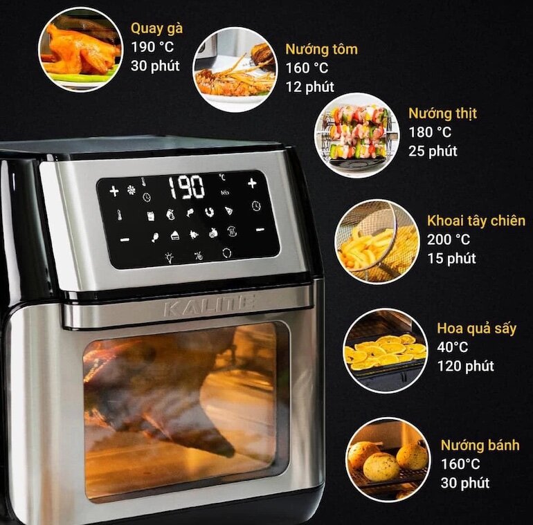 Nồi chiên không dầu Kalite Q10