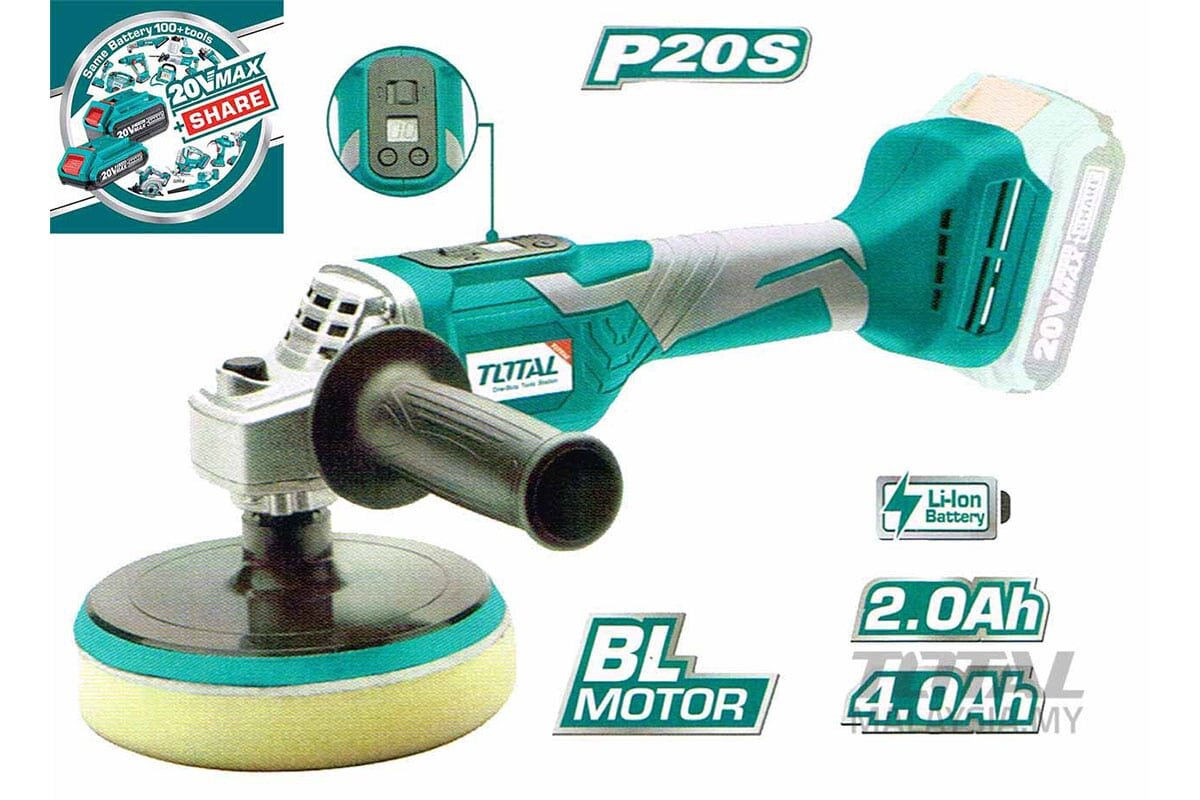 Máy đánh bóng 150mm pin 20V TOTAL TAPLI2001