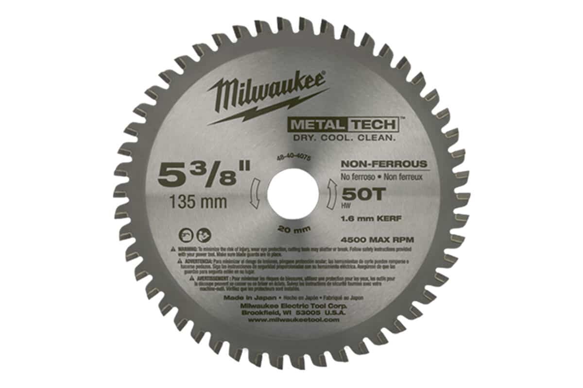 Lưỡi cắt kim loại 135mm 50T Milwaukee 48-40-4075