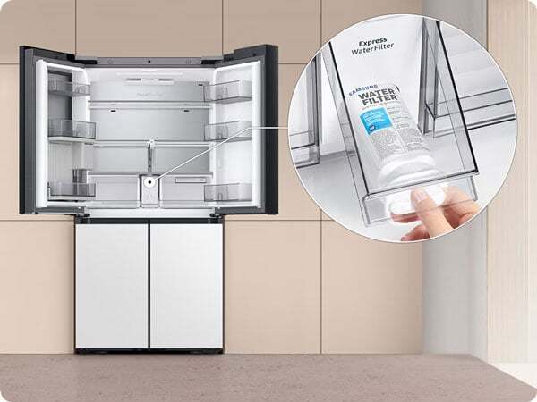 Tủ lạnh Samsung Inverter 636 lít Multi Door Bespoke RF65DB990012SV có bộ lọc hiện đại Tủ lạnh Samsung Inverter 636 lít Multi Door Bespoke RF65DB990012SV có bộ lọc hiện đại