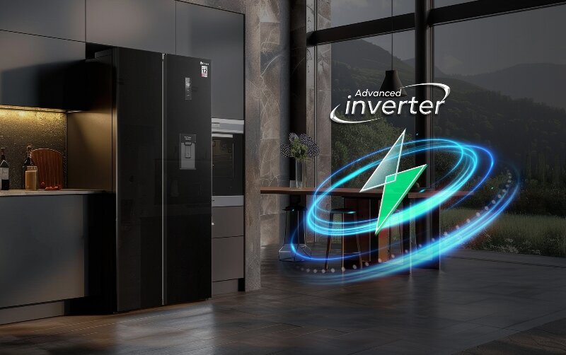 Tủ lạnh side by side Casper 530 lít RS-D530SBS