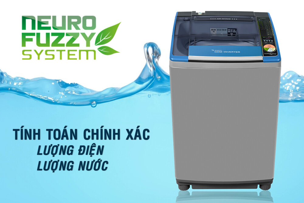 Máy Giặt Cửa Trên Inverter Aqua AQW-DQ105ZT (10.5Kg)