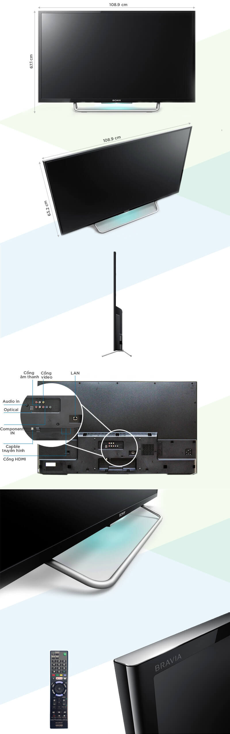 Internet Tivi Sony 48 inch KDL-48W700C Internet Tivi Sony 48 inch KDL-48W700C