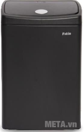 Thùng rác Inox nhấn vuông nhỏ Fitis STS1-903 - 15L (Đen)