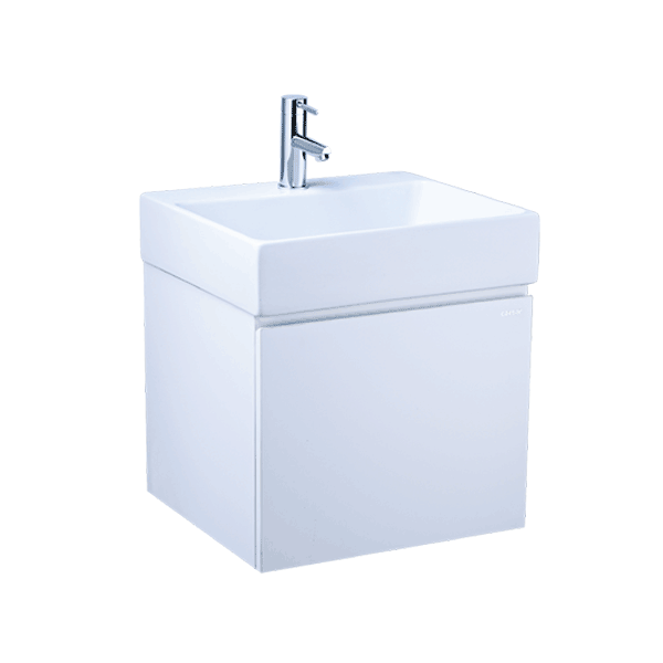 Tủ lavabo treo tường Caesar LF5253+EH05253AV màu trắng
