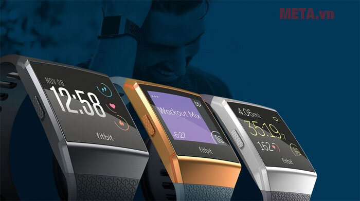 Đồng hồ đeo tay thông minh theo dõi sức khỏe và hỗ trợ tập luyện Fitbit Ionic