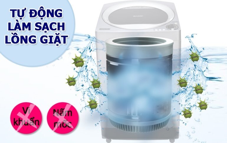 Máy giặt Sharp 7.8 kg ES-U78GV-H Máy giặt Sharp 7.8 kg ES-U78GV-H
