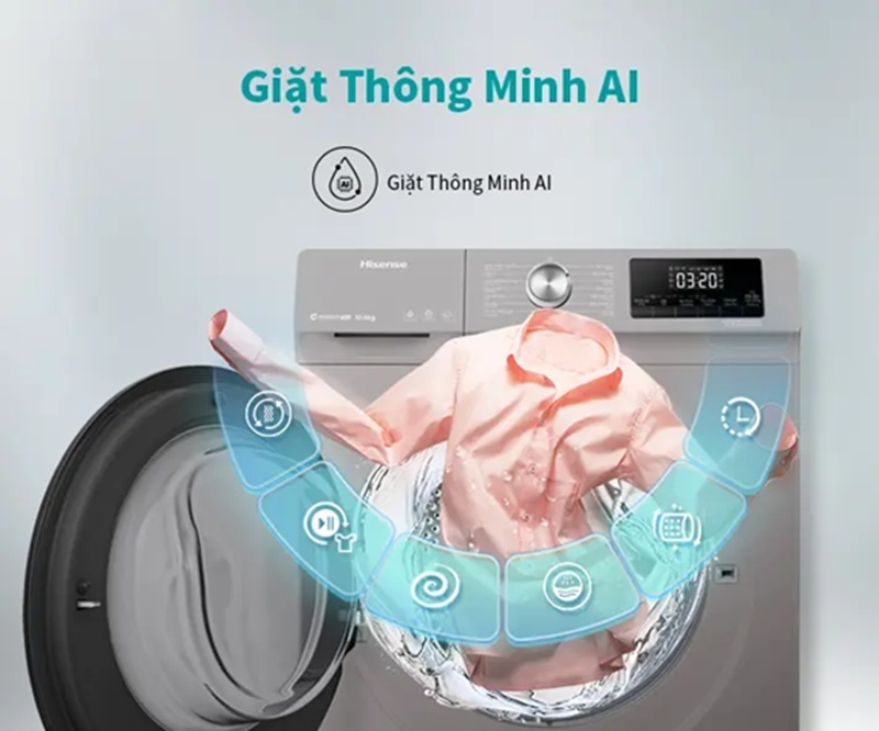 Máy giặt Hisense 10.5 kg WFQA1043BT 5 Máy giặt Hisense 10.5 kg WFQA1043BT