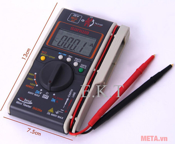 Đồng hồ đo điện trở cách điện Sanwa DG35 Đồng hồ đo điện trở cách điện Sanwa DG35