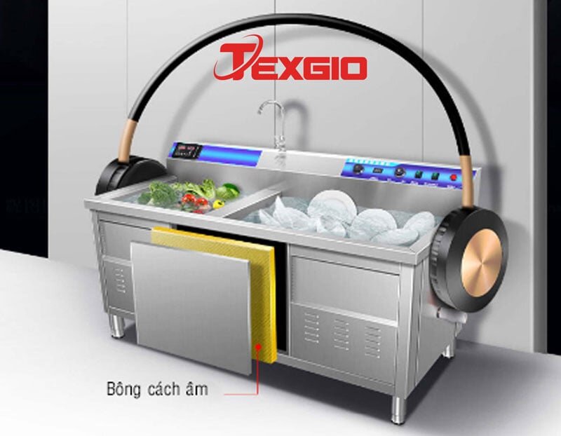 Máy rửa bát Texgio cách âm tốt Máy rửa bát Texgio