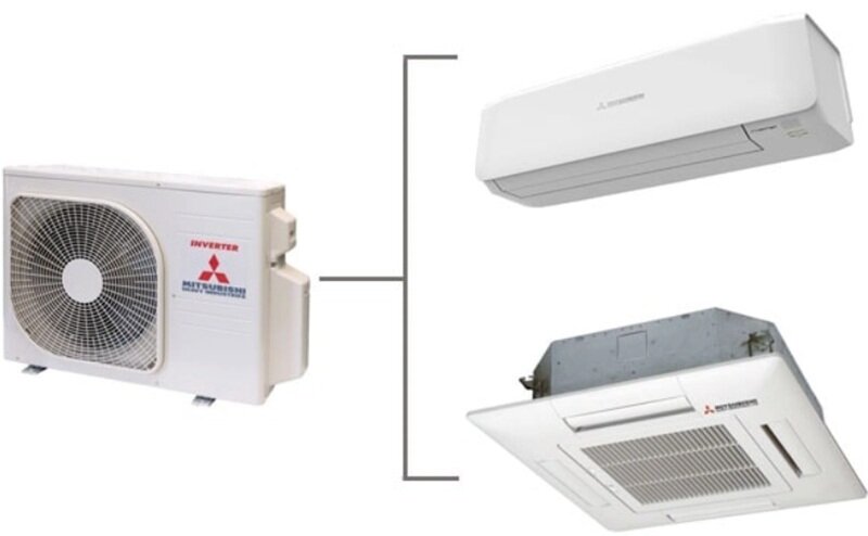 Điều hòa Multi Mitsubishi Multi Heavy 42000 BTU 2 chiều SCM125ZM-S gas R-410A