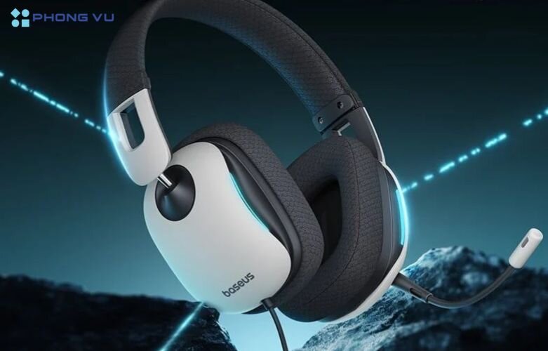 Trọng lượng 402g nhẹ nhàng, đệm tai mềm mại, thoáng khí, mang lại cảm giác đeo thoải mái suốt nhiều giờ