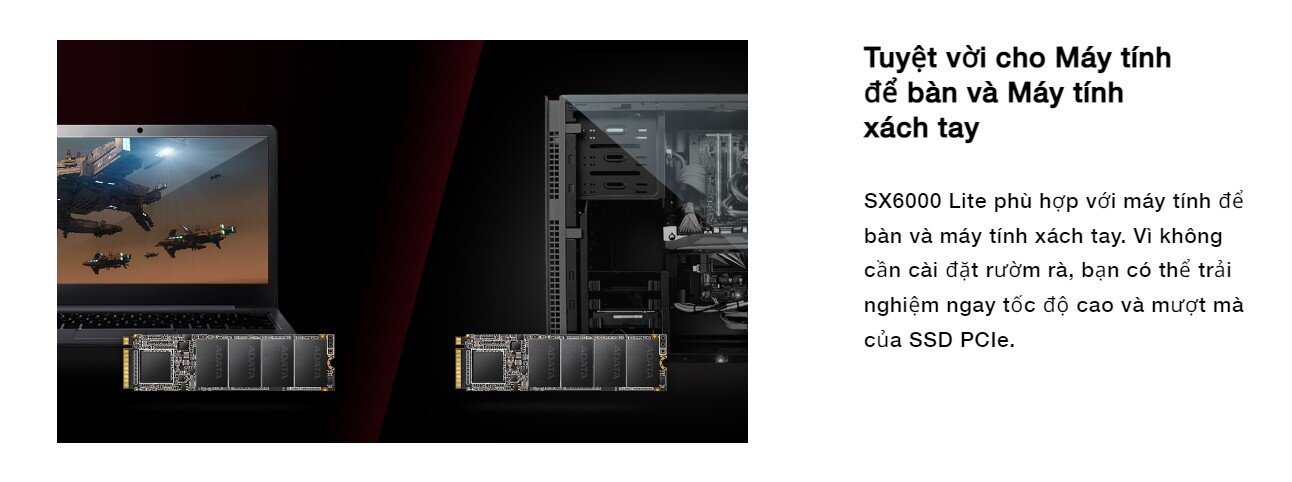 Ổ cứng SSD Adata SX6000NP Lite  M.2 2280 PCIe NVMe Gen 3x4 