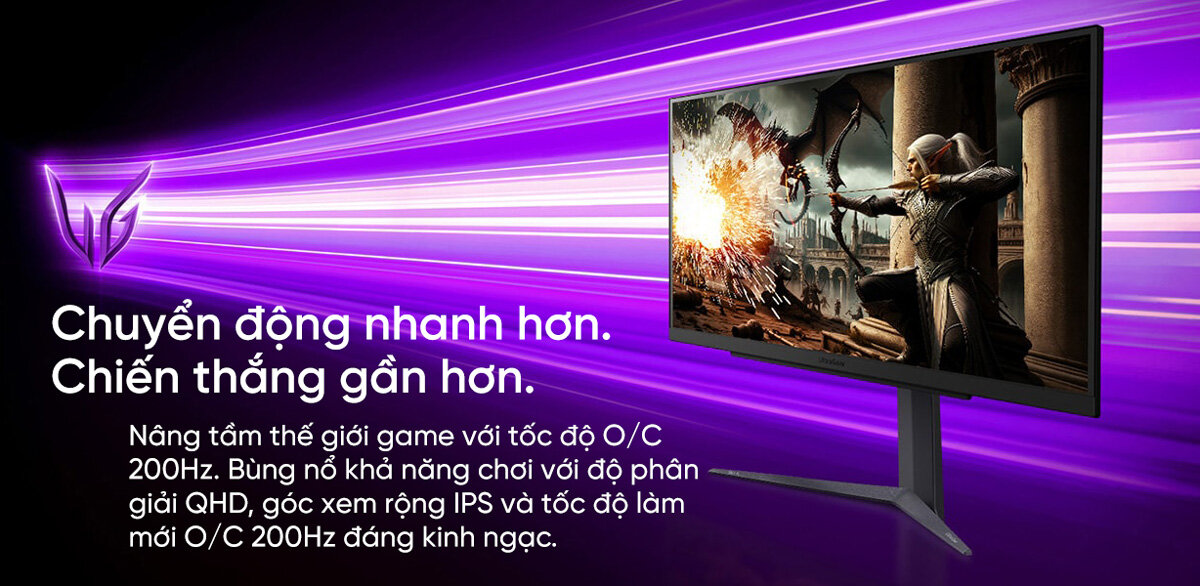 Màn hình LG UltraGear 27GS85Q-B HACOM