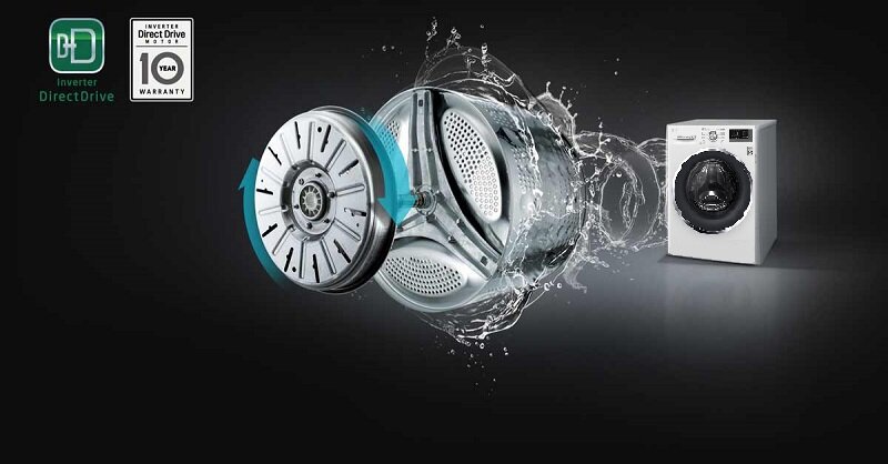 Máy giặt LG Inverter 9 kg FC1409S3W