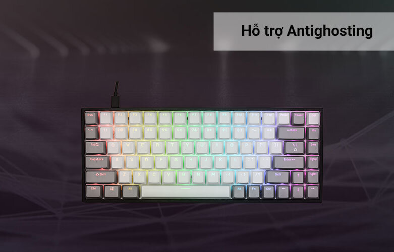 Bàn phím cơ E-dra EK384 - Huano Blue Switch | Hỗ trợ antighosting