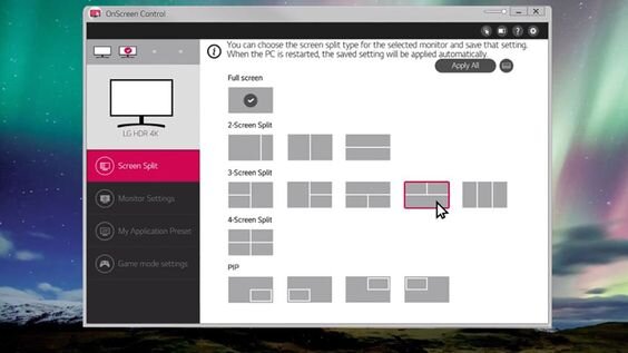 Chia màn hình dễ dàng qua OnScreen Control 1