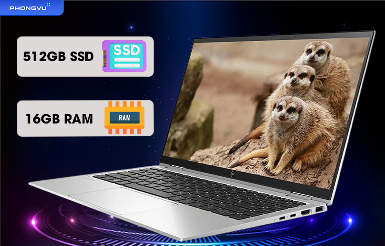 Laptop HP EliteBook x 360 1040 G8 6Z981PA |  Bộ nhớ