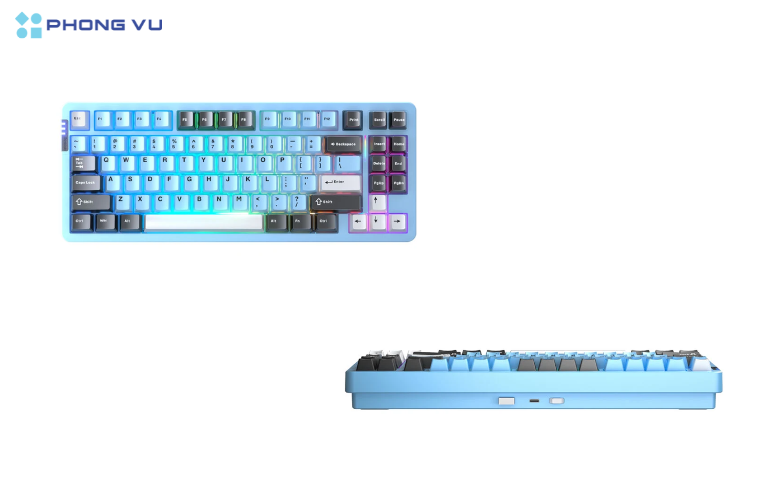 àn phím cơ gaming không dây LEOBOG Hi86 Nimbus V3 switch kết nối linh hoạt