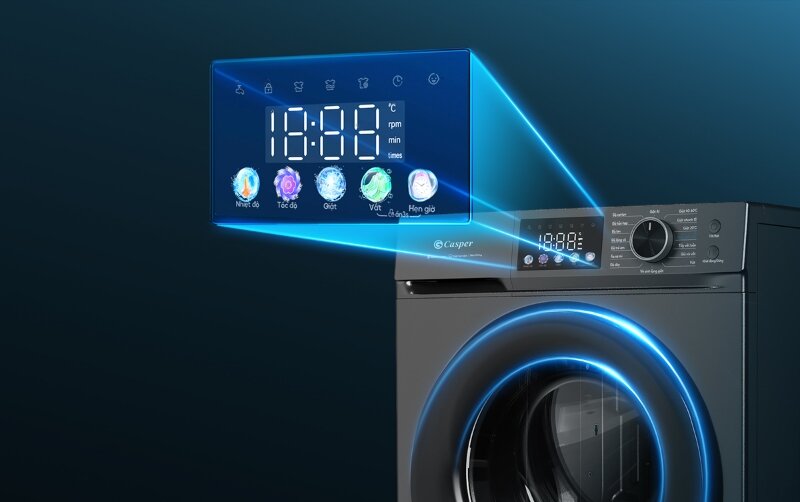 Máy giặt Casper Inverter 12.5 kg WF-D125VGR1