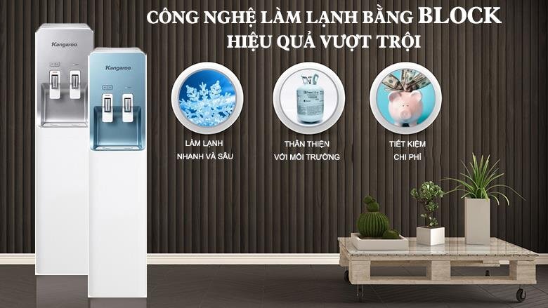 Máy lọc nước RO nóng lạnh Kangaroo KG50W02