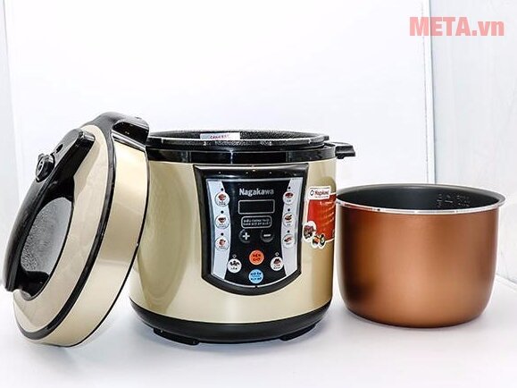 Nồi áp suất đa năng Nagakawa NAG0202 Nồi áp suất đa năng Nagakawa NAG0202