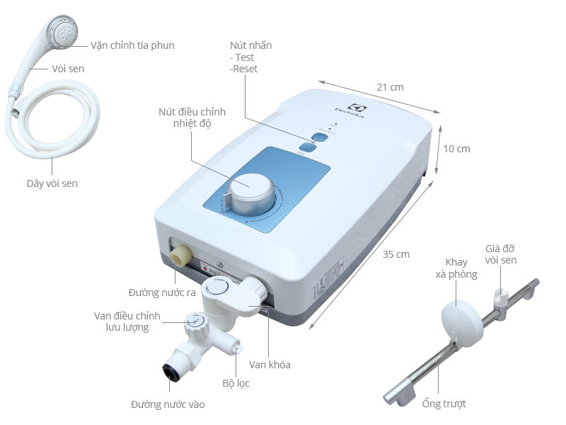 Máy nước nóng Electrolux EWE451GX-DWB Máy nước nóng Electrolux EWE451GX-DWB