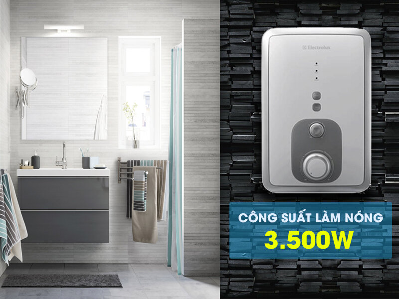 Máy nước nóng Electrolux EWE351BA-DW 3.5 kW Máy nước nóng Electrolux EWE351BA-DW 3.5 kW