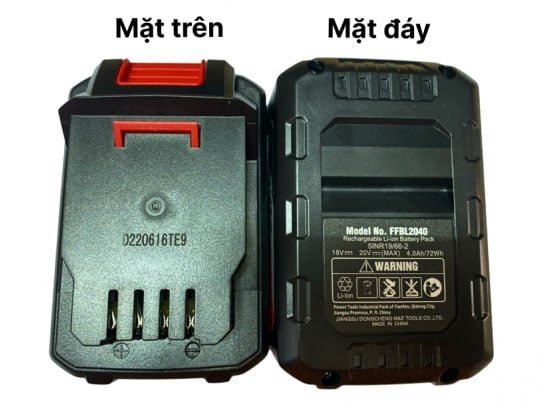 Pin dùng cho máy DCK FFBL2040 (20V 4.0AH) / 30230200032 Pin dùng cho máy DCK FFBL2040 (20V 4.0AH) / 30230200032