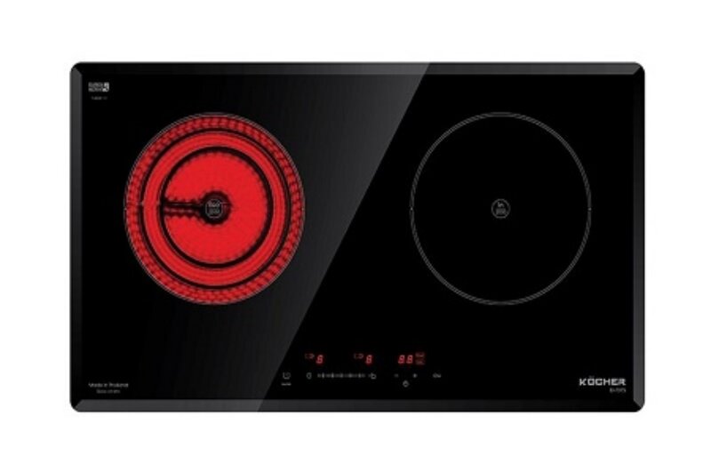 Bếp từ hồng ngoại âm 2 vùng nấu Kocher EI 737S