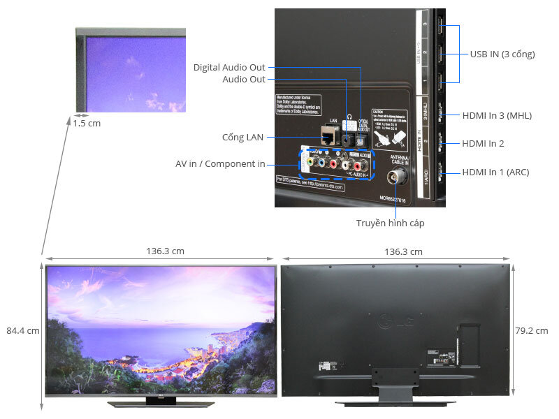 Smart Tivi LED LG 60LF630T 60 inch Smart Tivi LED LG 60LF630T 60 inch