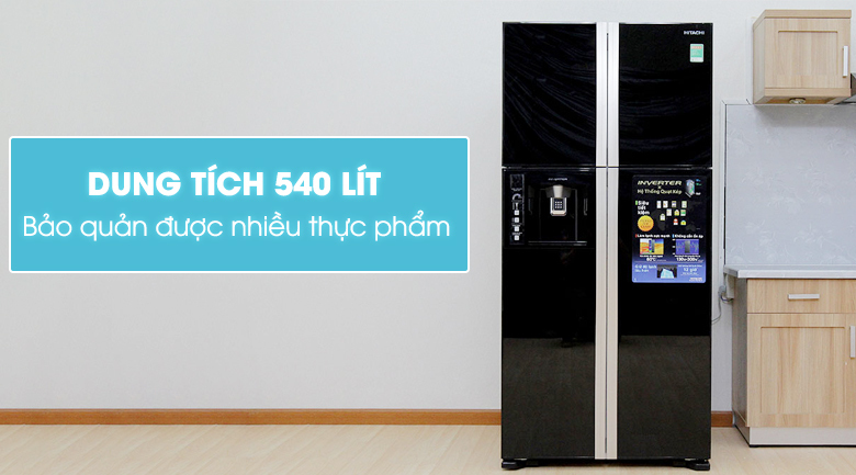 Tủ lạnh Hitachi 540 lít R-W660PGV3 Tủ lạnh Hitachi 540 lít R-W660PGV3