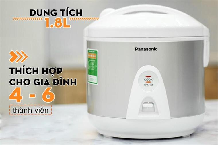 Nồi cơm điện Panasonic 1.8L SR-MEV18LRA/MVN187LRA Nồi cơm điện Panasonic 1.8L SR-MEV18LRA/MVN187LRA
