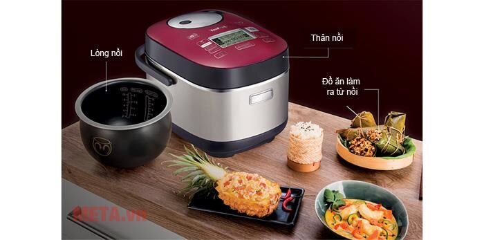 Nồi cơm điện cao tần Tefal RK805565 1.8 lít