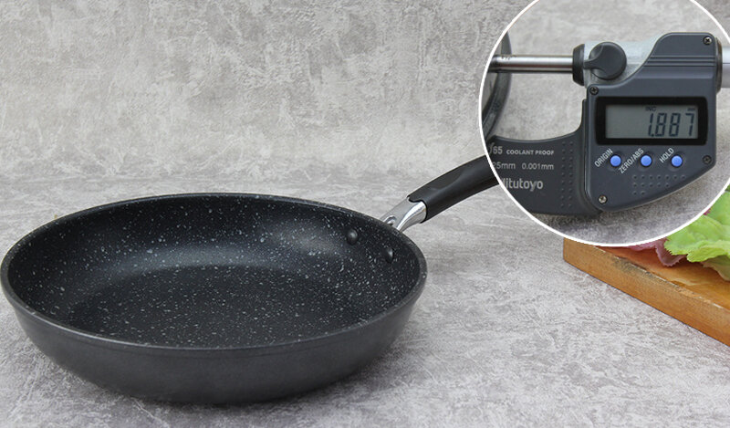 Chảo nhôm đáy từ chống dính đá hoa cương 26 cm Happycook Hera HFP-26 Chảo nhôm đáy từ chống dính đá hoa cương 26 cm Happycook Hera HFP-26
