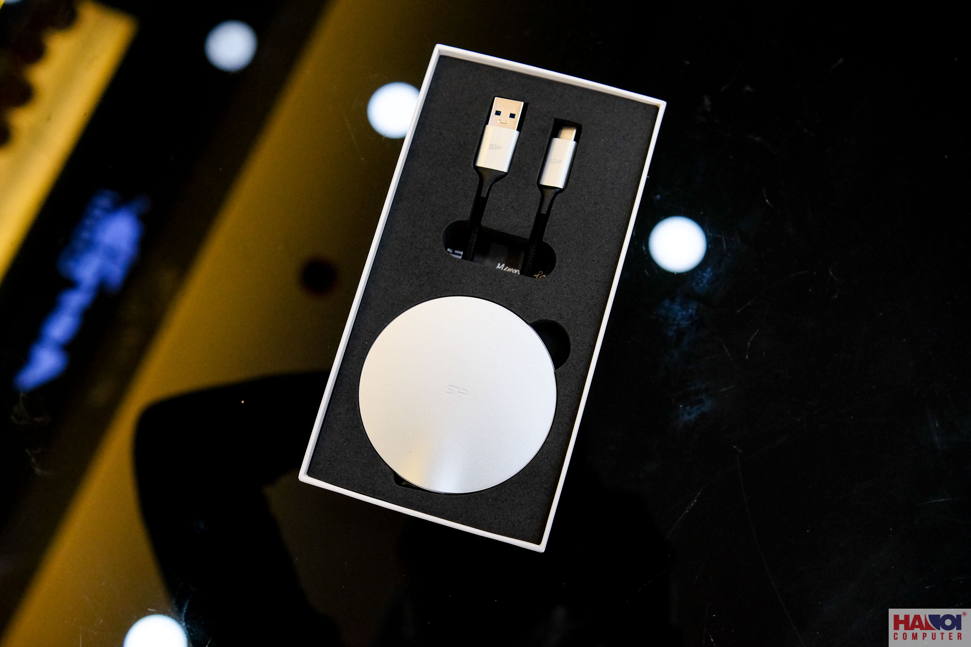 Ổ cứng di động SSD SILICON POWER Bolt B80 256GB Bạc,USB TypeC - SP256GBPSDB80SCS