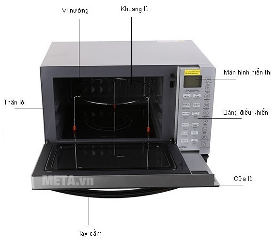 Lò vi sóng điện tử có nướng Sharp R-G751FVN-W - 27 lít