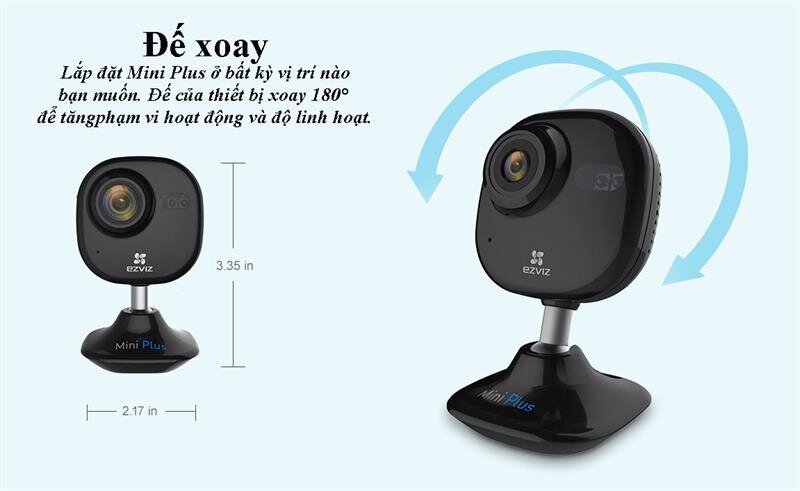 Camera IP Wifi Ezviz Mini Plus White (CS-CV200) Camera IP Wifi Ezviz Mini Plus White (CS-CV200)
