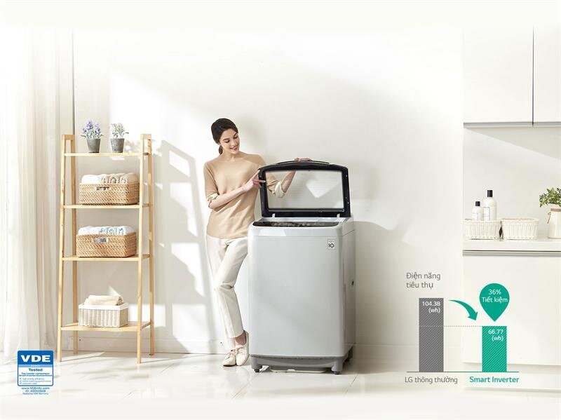 Máy giặt 13.5kg LG T2553VS2M Smart Inverter