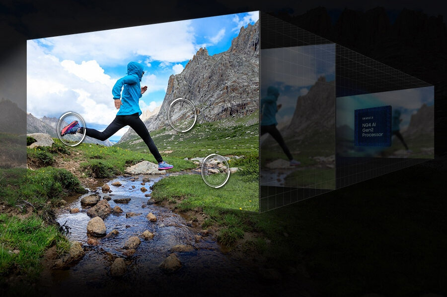 Công nghệ 4K AI Upscaling nâng cấp nội dung có chất lượng thấp lên độ phân giải 4K